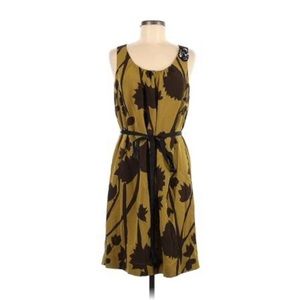 Vera Wang Simply Vera Floral Print Sleeveless Scoop Neck Dress, 8